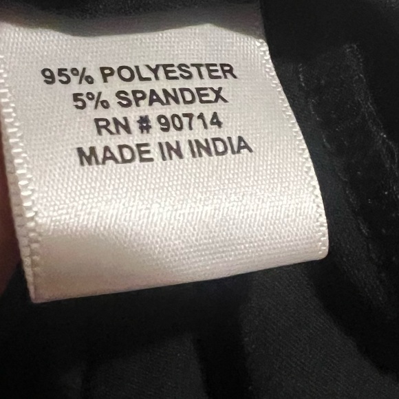 MSK Elegant Black Dress with Sparkling Sleeve Details - Picture 11 of 11